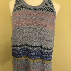 Sundance Cotton Knit Sweater Vest Tank Top Size XXL